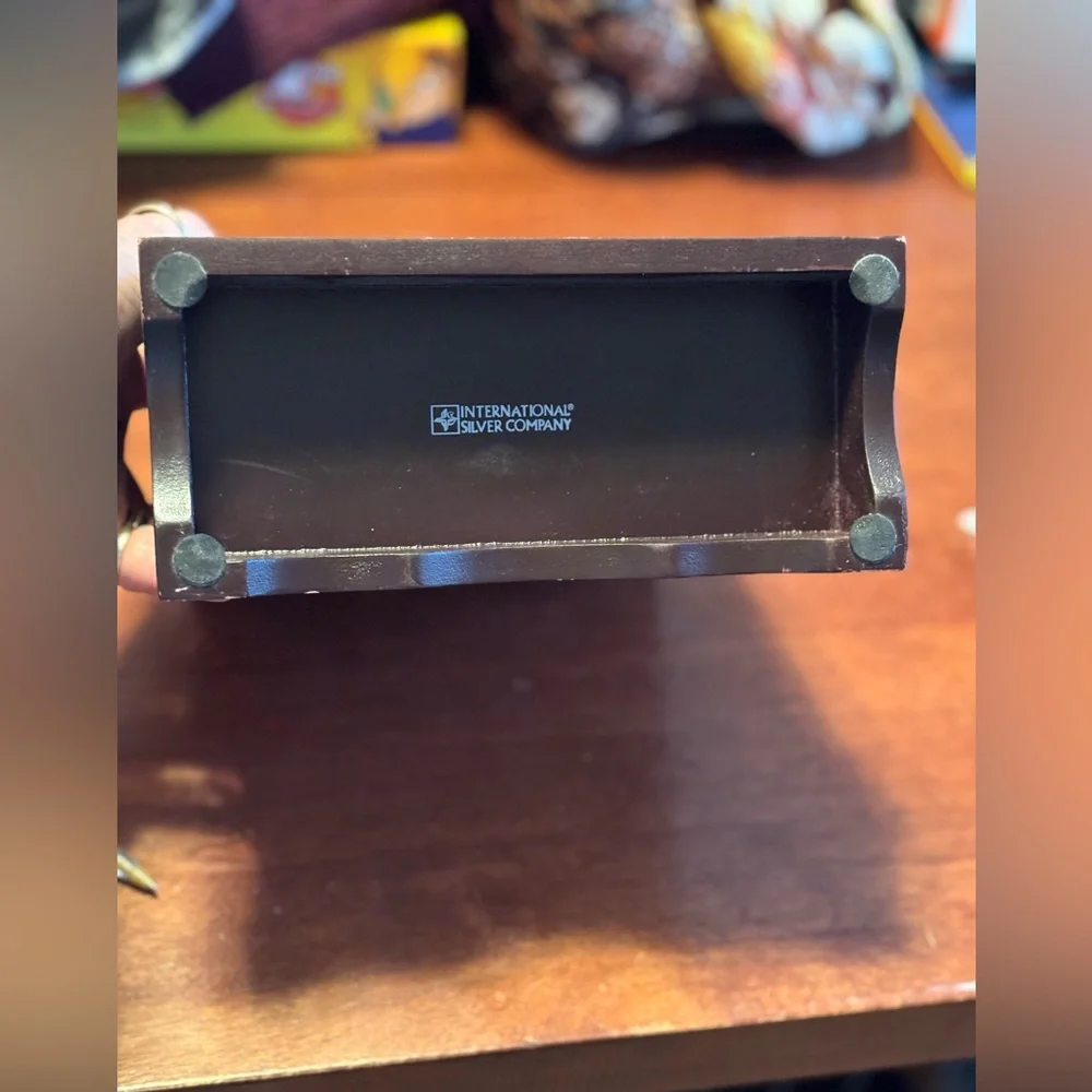International Silver Co. Mantle Clock Vintage